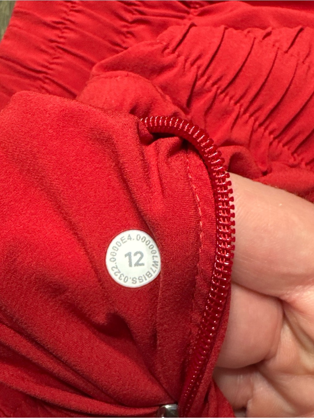 EUC Lululemon Track That High-Rise Lined Short 3" in Dark Red, 12 - Picture 5 of 5